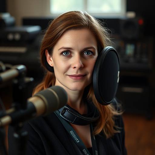 Portrett av Ida Hansen, lydtekniker i Akkord Lydstudio
